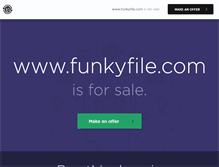 Tablet Screenshot of funkyfile.com